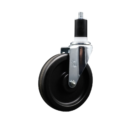 Service Caster 6'' Phenolic Wheel Swivel 1-1/2'' Expanding Stem Caster SCC-EX20S615-PHS-112